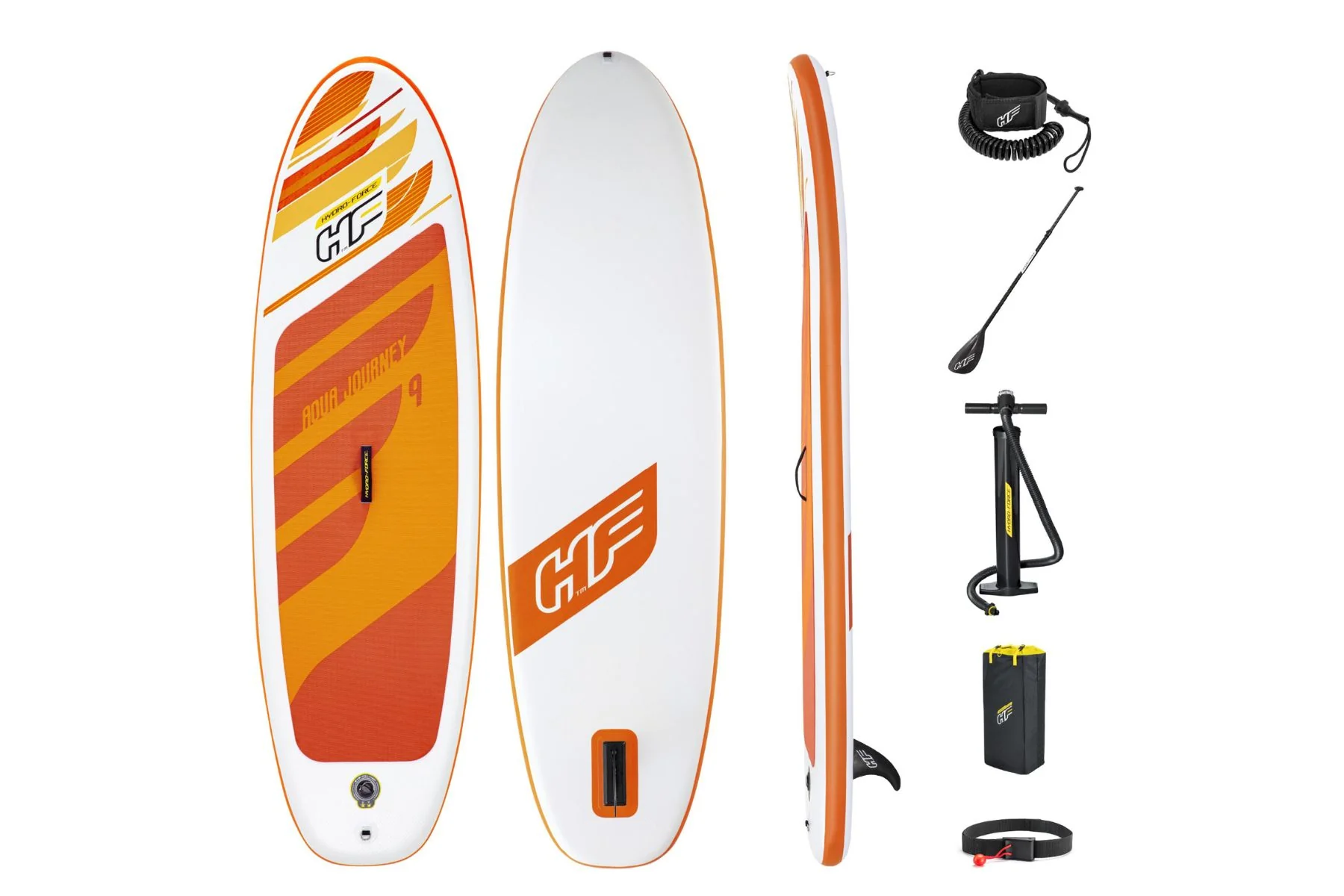 Hydro-Force 9ft Inflatable Paddle Board SUP Set - Aqua Journey