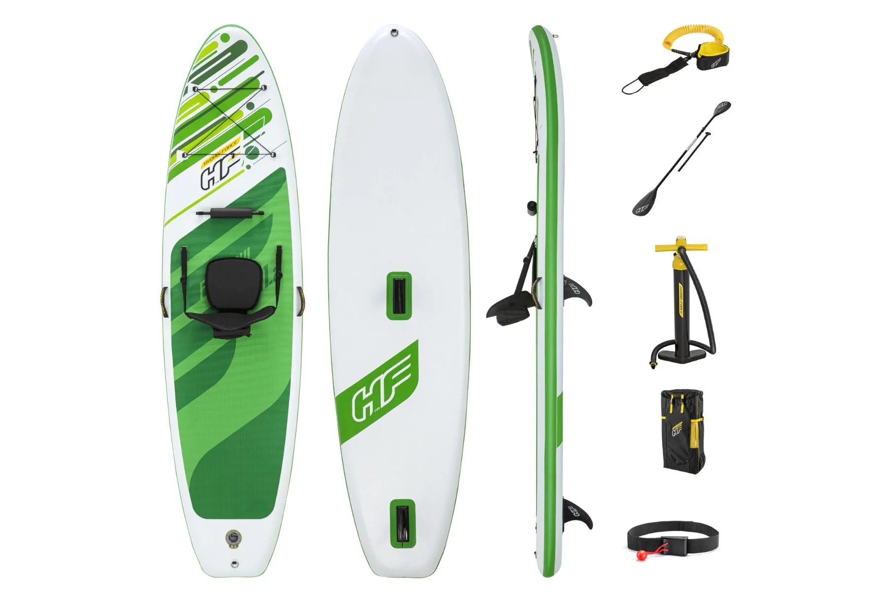 Hydro-Force 11ft  2" Inflatable Paddle Board/Kayak Set - Freesoul Tech