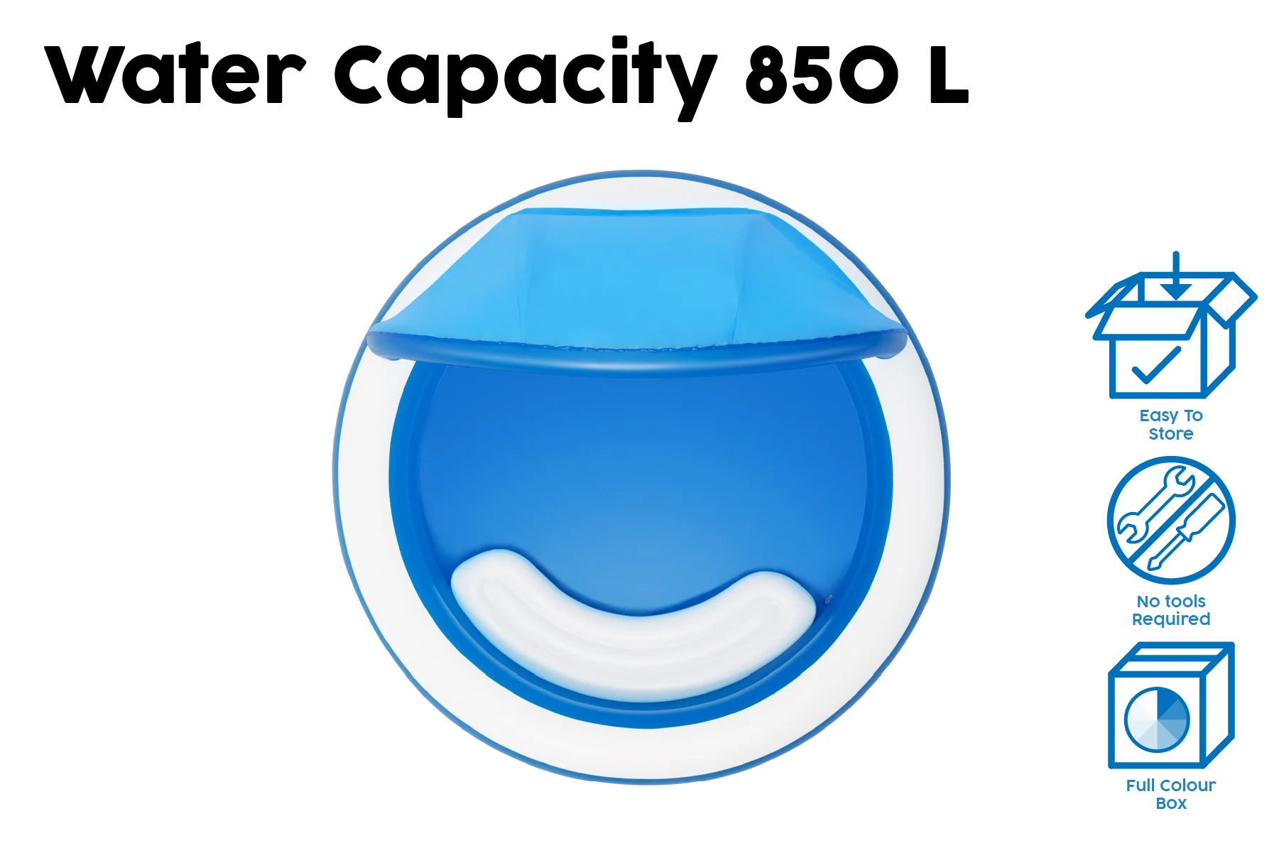 Kids Inflatable Paddling Pool with Canopy 7 Kids Inflatable Paddling Pool with Canopy