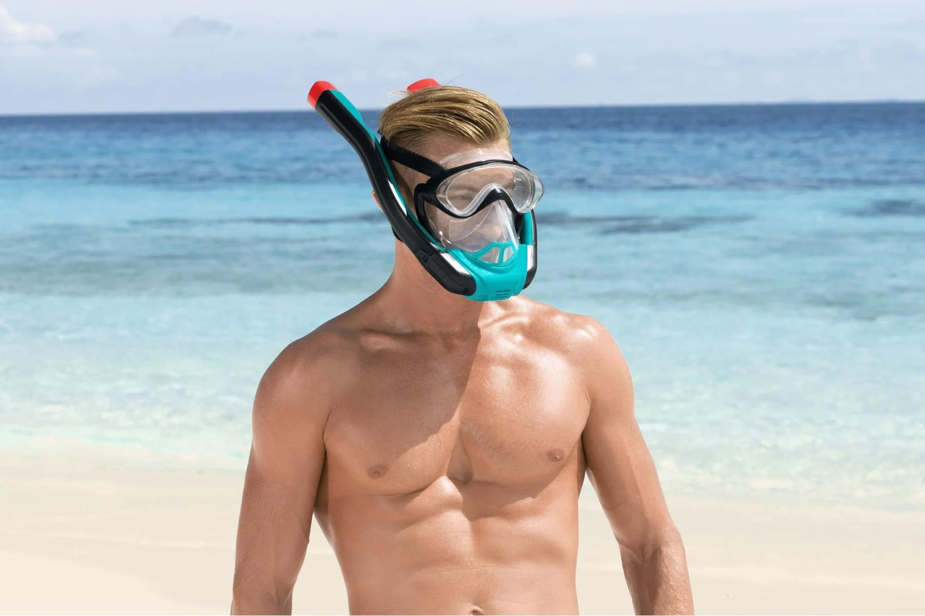 Hydro-Pro SeaClear Flowtech Snorkeling Mask, L/XL 3 Hydro-Pro SeaClear Flowtech Snorkeling Mask, L/XL