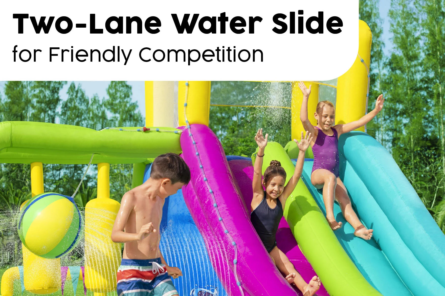 H2OGO! Splash Course Mega Inflatable Water Park 4 H2OGO! Splash Course Mega Inflatable Water Park