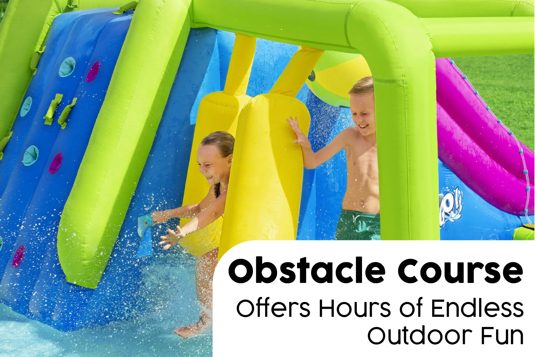 H2OGO! Splash Course Mega Inflatable Water Park 6 H2OGO! Splash Course Mega Inflatable Water Park