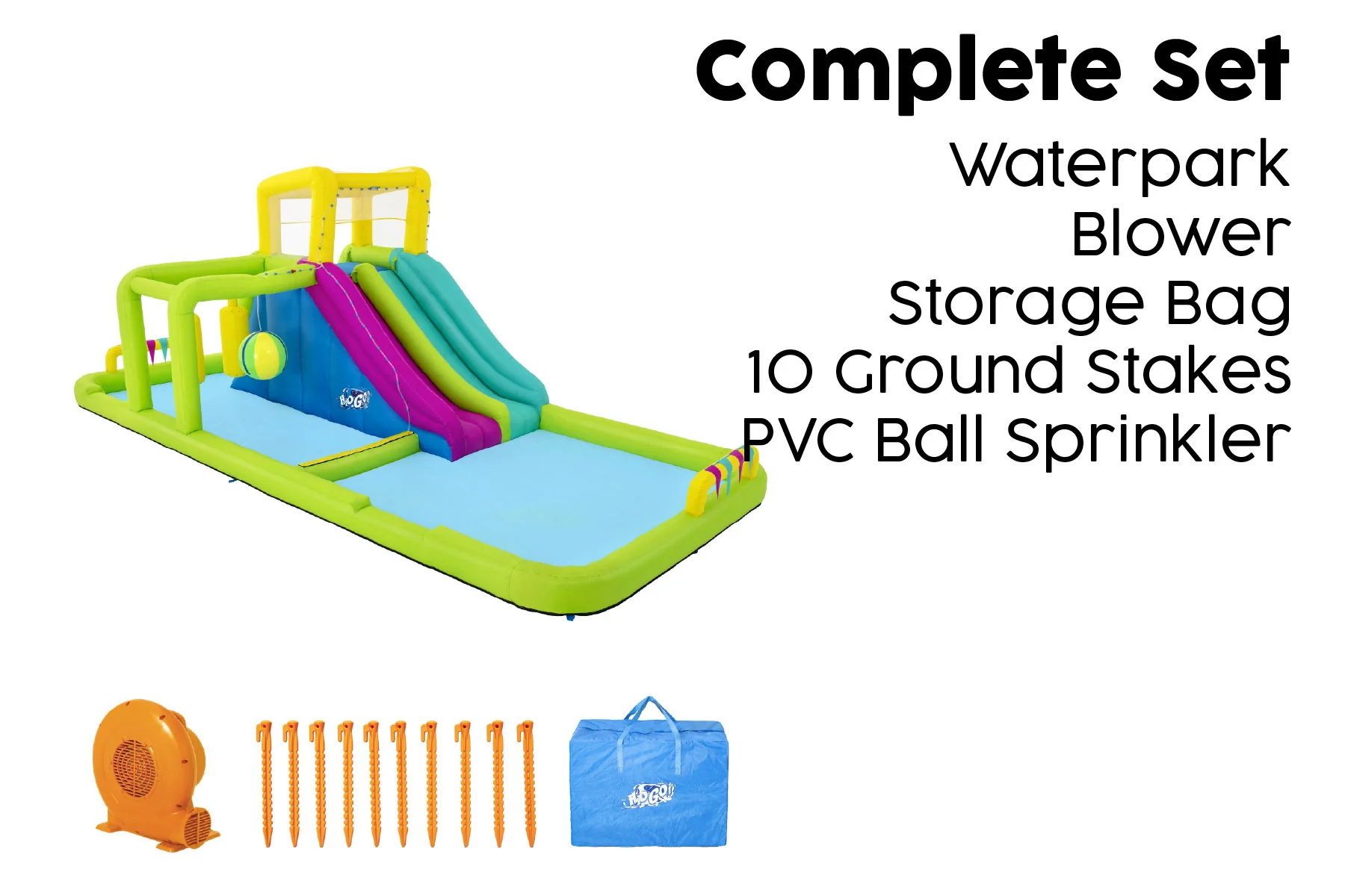 H2OGO! Splash Course Mega Inflatable Water Park 8 H2OGO! Splash Course Mega Inflatable Water Park