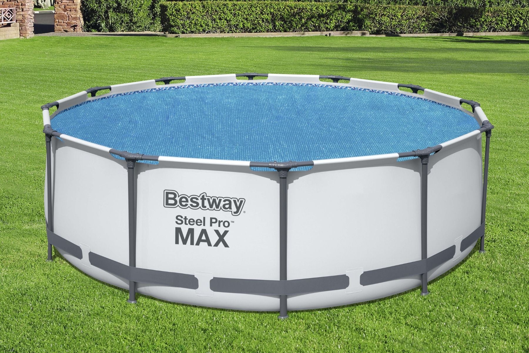 12ft Solar Pool Cover for Steel Pro Max Above Ground Pool 4 12ft Solar Pool Cover for Steel Pro Max Above Ground Pool
