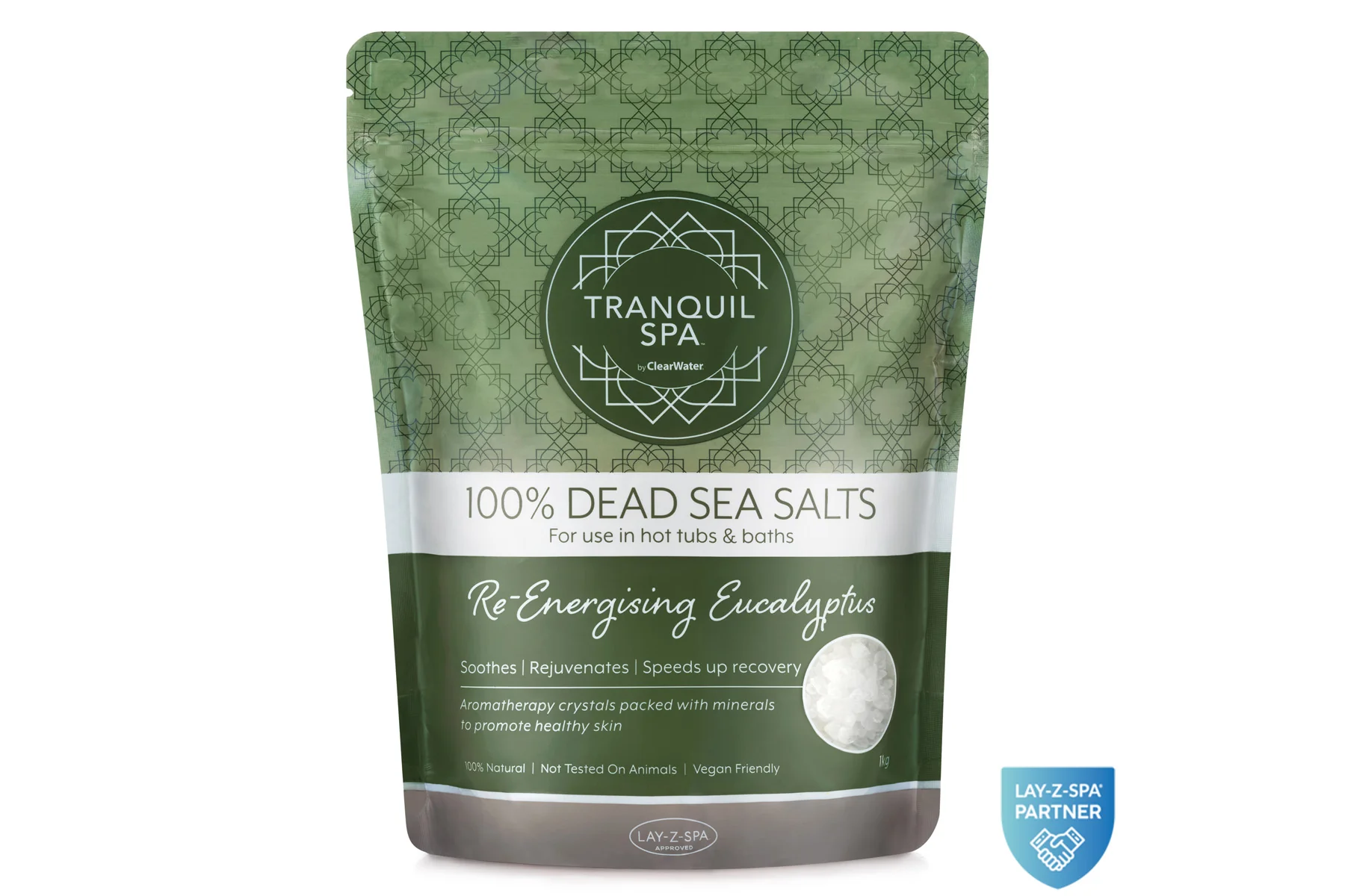 Tranquil Spa Dead Sea Salts - Eucalyptus 4 Tranquil Spa Dead Sea Salts - Eucalyptus