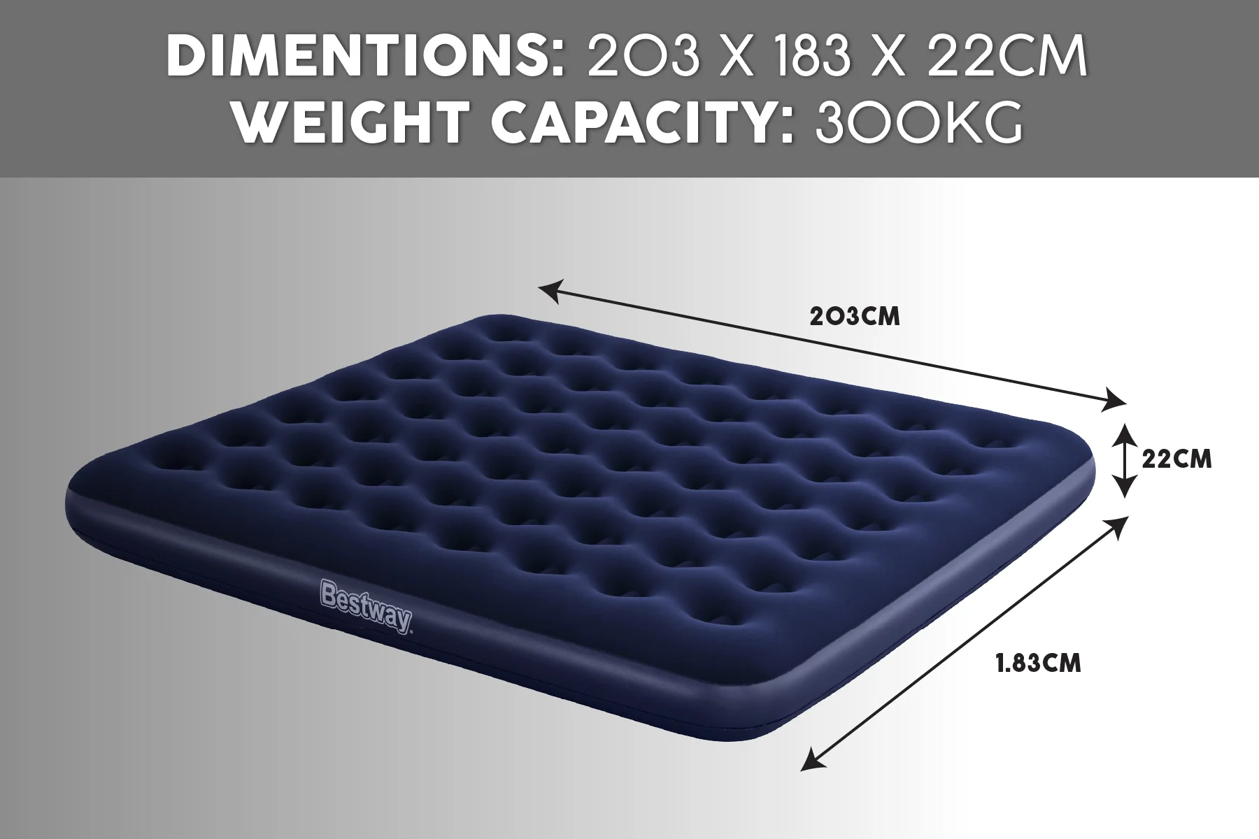 King Flocked Airbed Inflatable Air Mattress 8 King Flocked Airbed Inflatable Air Mattress