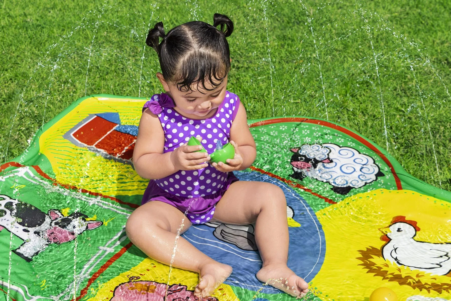 Barnyard Splash Pad Kids Water Mat 4 Barnyard Splash Pad Kids Water Mat