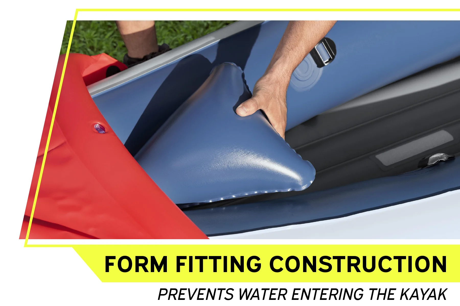 Hydro-Force 3 Person Inflatable Kayak Set - Rapid X3 7 Hydro-Force 3 Person Inflatable Kayak Set - Rapid X3